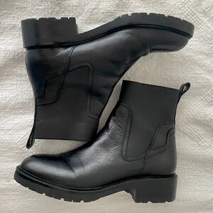 27 EDIT Women's Black Ankle Booties, Size 7